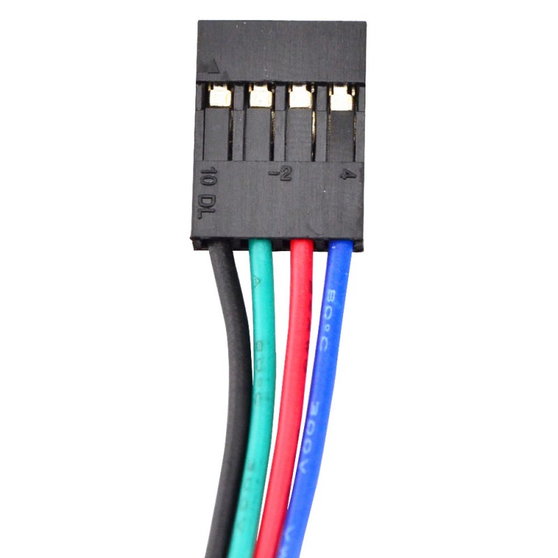 Nema 17 Bipolair 45Ncm(63.74oz.in) 2A 42x42x40mm 4 Draden met 1m Kabel & Aansluiting