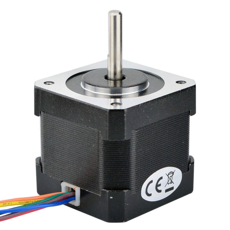 Nema 17 Unipolair 0,9deg 26Ncm(36.82oz.in) 0.4A 42x42x39mm 6 Draden