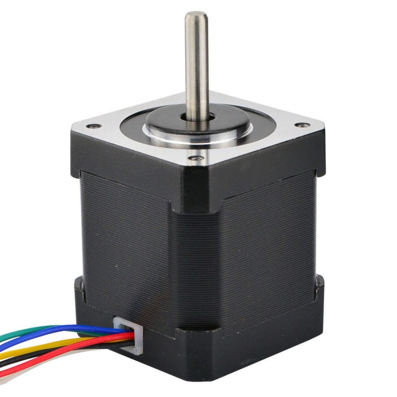 Nema 17 Unipolair 1,8deg 32Ncm(45,3oz.in) 0,4A 42x42x48mm 6 Draden