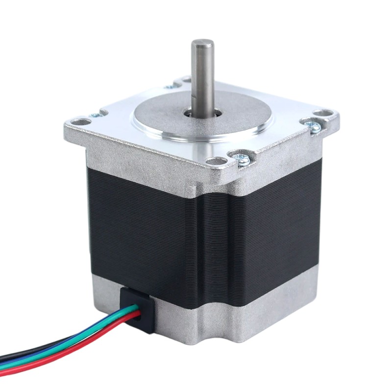 E serie Nema 23 stappenmotor bipolair 1.8deg 1.26Nm(178.4oz.in) 2.8A 57x57x56mm 4 draden