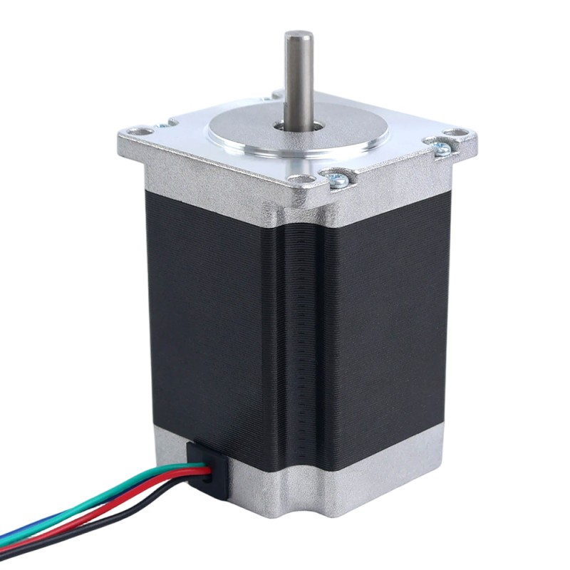 E serie Nema 23 Bipolair 1,8deg 1,85Nm(261,98oz.in) 2,8A 57x57x76mm 4 Draden