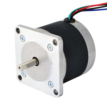 Rond Nema 23 Bipolair 1.8deg 70Ncm(99.13oz.in) 2.8A 57x52mm 4 Draden