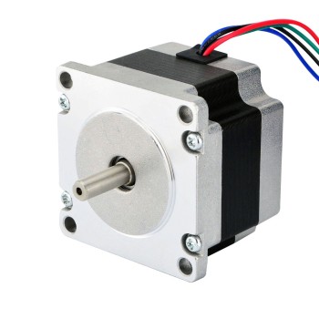 Dubbele as Nema 23 Bipolair 1,8deg 0,55Nm(77,88oz.in) 2,8A 57x57x41mm 4 Draden
