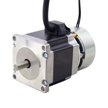Nema 23-stappenmotor 1,26Nm(178oz.in) met wrijvingskoppel van rem 2,0Nm(283oz.in)
