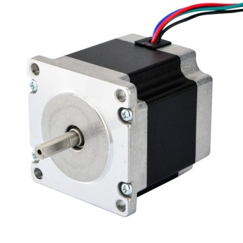 Nema 23 Bipolair 1,8deg 1,24Nm(175,6oz.in) 2,8A 57x57x56mm 4 Draden