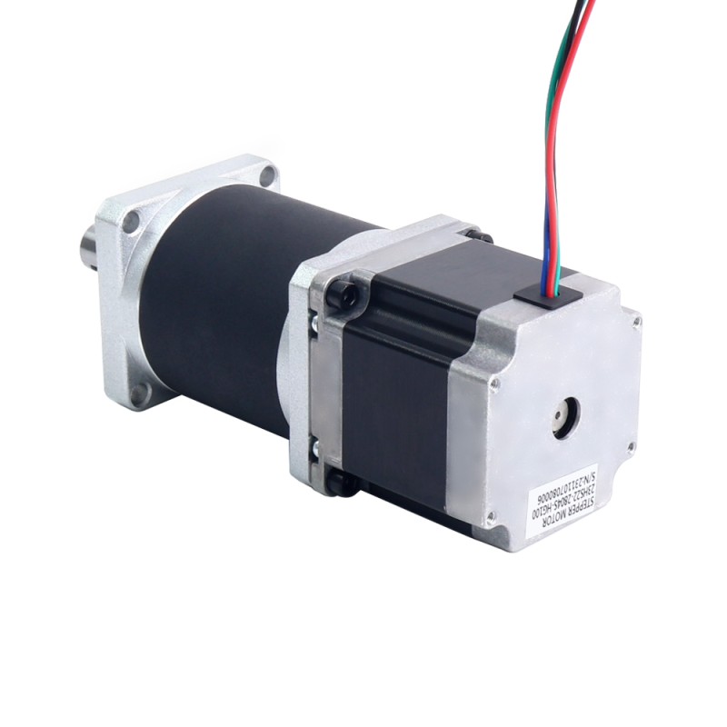 Nema 23 stappenmotor L=55mm overbrengingsverhouding 100:1 hoge precisie planetaire versnellingsbak