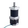 Nema 23 stappenmotor L=55mm overbrengingsverhouding 100:1 hoge precisie planetaire versnellingsbak