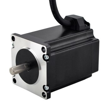 Dubbele as Nema 23 bipolair 1,8 graden 1,85Nm(261,98oz.in) 2,8A 57 x 57 x 76mm 4 draden