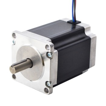 Nema 23 stappenmotor 1.9Nm(269oz.in) met 9 mm as voor NmRV30 Worm Gear snelheidsreductor Nema 23 stappenmotor 1.9Nm(269oz.in) met 9 mm as voor NmRV30 Worm Gear snelheidsreductor