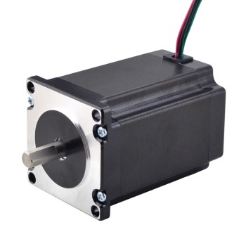 Nema 23 stappenmotor 2.4Nm (339.87oz.in) 4A 57x57x82mm 8mm as 4 draden