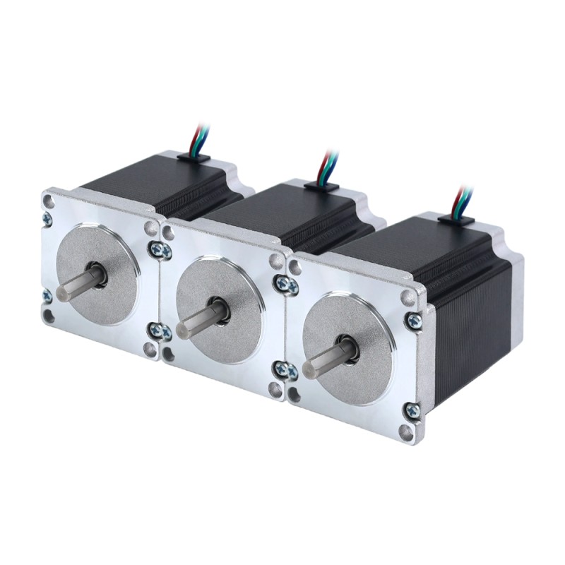 3st E Serie Nema 23 Bipolair 1.8deg 1.85Nm(261.98oz.in) 2.8A 57x57x76mm 4 Draden