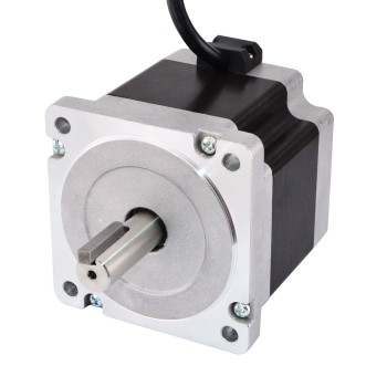Keyway dubbele as Nema 34 CNC stappenmotor 4.5Nm (637.25oz.in) 5.5A 86x86x80mm