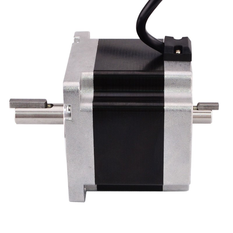 Keyway dubbele as Nema 34 CNC stappenmotor 4.5Nm (637.25oz.in) 5.5A 86x86x80mm