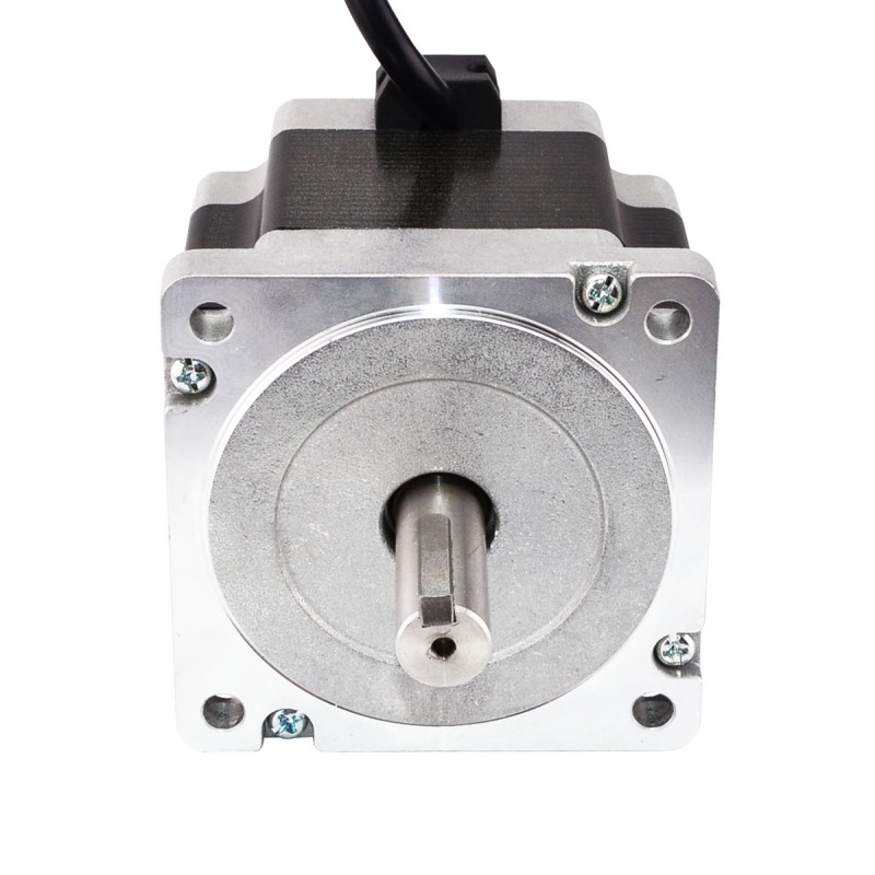 Keyway dubbele as Nema 34 CNC stappenmotor 4.5Nm (637.25oz.in) 5.5A 86x86x80mm