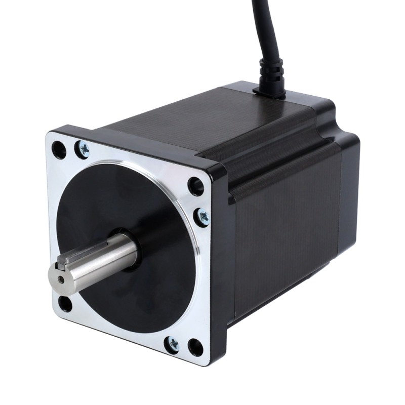 E-serie Nema 34 stappenmotor bipolaire 1.8deg 8.2 Nm (1161.22oz.in) 6.0A 86x86x114mm 4 draden