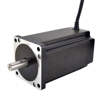 E-serie Nema 34 stappenmotor bipolaire 1.8deg 12.0 Nm (1699.34oz.in) 6.0A 86x86x151.5mm 4 draden E-serie Nema 34 stappenmotor bipolaire 1.8deg 12.0 Nm (1699.34oz.in) 6.0A 86x86x151.5mm 4 draden