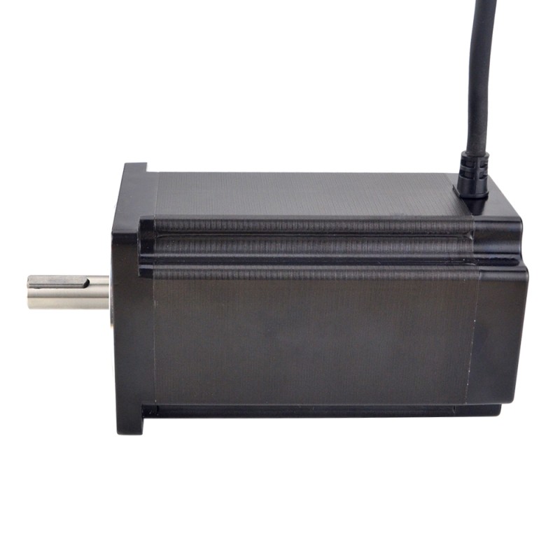 E-serie Nema 34 stappenmotor bipolaire 1.8deg 12.0 Nm (1699.34oz.in) 6.0A 86x86x151.5mm 4 draden