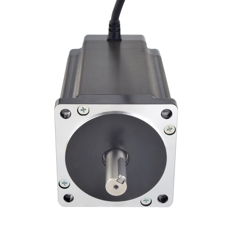 E-serie Nema 34 stappenmotor bipolaire 1.8deg 12.0 Nm (1699.34oz.in) 6.0A 86x86x151.5mm 4 draden