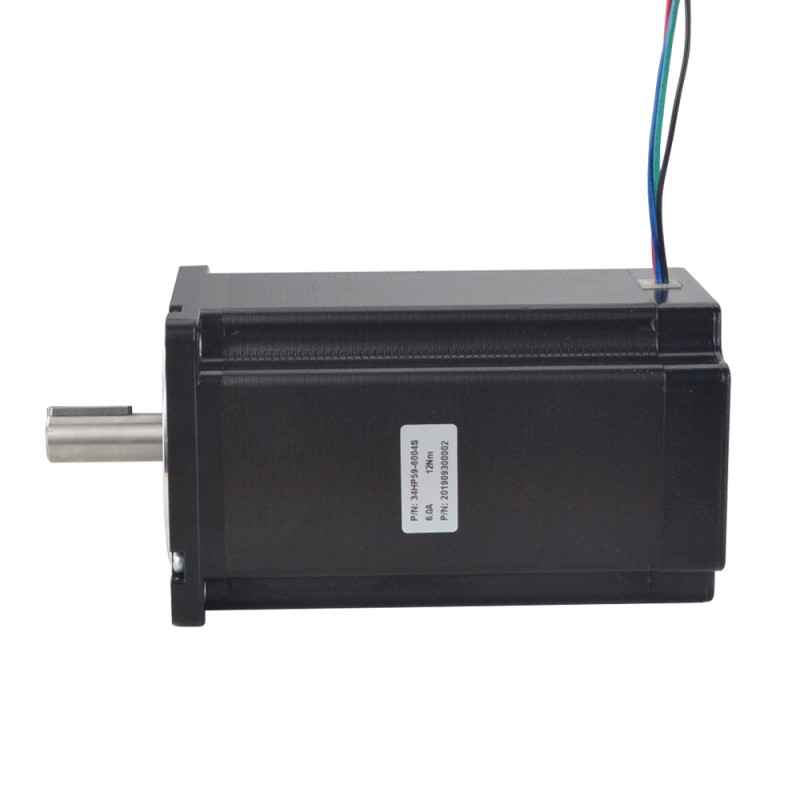 P-serie Nema 34 bipolair 1,8deg 12Nm (1699,34oz.in) 6,0A 86x86x150,6mm 4 draden