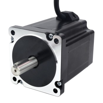 Keyway dubbele as Nema 34 stappenmotor 6,8Nm(962,96oz.in) 86x86x98mm 4 draden