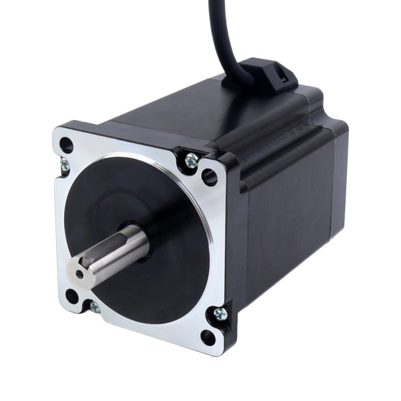 Keyway dubbele as Nema 34 CNC stappenmotor 8.5Nm (1204oz.in) 5A 86x114mm