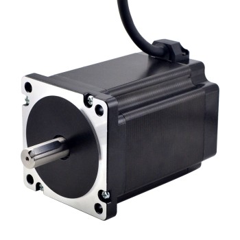 S-serie Nema 34 stappenmotor 8.5Nm (1204oz.in) 14mm spiebaan as 1m kabel S-serie Nema 34 stappenmotor 8.5Nm (1204oz.in) 14mm spiebaan as 1m kabel