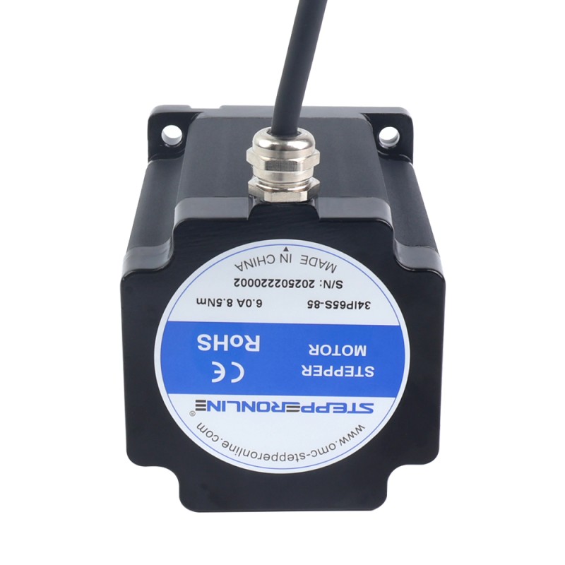 S Serie IP65 Waterproof Nema 34 Stappenmotor 6.0A 8,5Nm(1203,94oz.in) - 34IP65S-85 | StepperOnline S Serie IP65 Waterproof Nema 34 Stappenmotor 6.0A 8,5Nm(1203,94oz.in) - 34IP65S-85 | StepperOnline