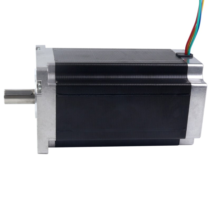 Nema 42 CNC Stappenmotor Bipolair 30Nm (4248oz.in) 8A 110x201mm 4 Draden voor NmRV50 Wormwielkast