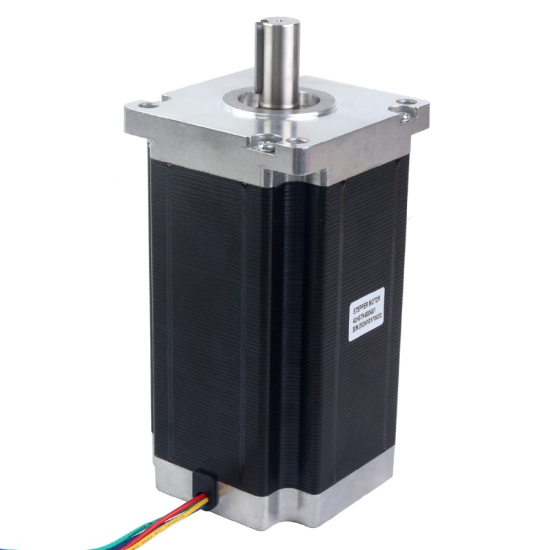 Nema 42 CNC Stappenmotor Bipolair 30Nm (4248oz.in) 8A 110x201mm 4 Draden voor NmRV50 Wormwielkast