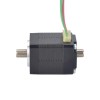 Dubbele as Nema 8 holle as stappenmotor bipolaire 1.5Ncm (2.12oz.in) 0.49A 20x20x27mm