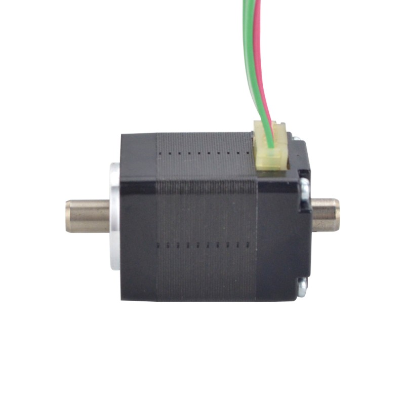 Dubbele as Nema 8 holle as stappenmotor bipolaire 1.5Ncm (2.12oz.in) 0.49A 20x20x27mm