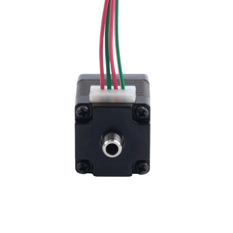 Dubbele as Nema 8 holle as stappenmotor bipolaire 1.5Ncm (2.12oz.in) 0.49A 20x20x27mm