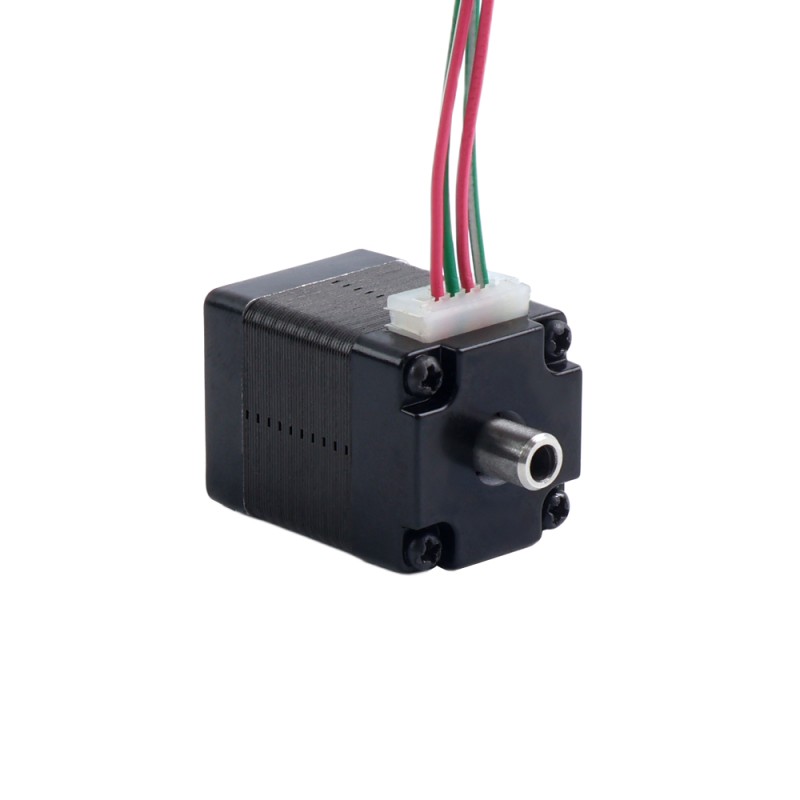 Dubbele as Nema 8 holle as stappenmotor bipolaire 1.5Ncm (2.12oz.in) 0.49A 20x20x27mm