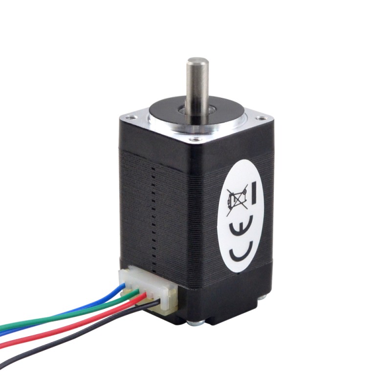 Nema 8 Bipolair 1,8deg 1,8Ncm(2,55oz.in) 0,6A 20x20x34mm 4 Draden