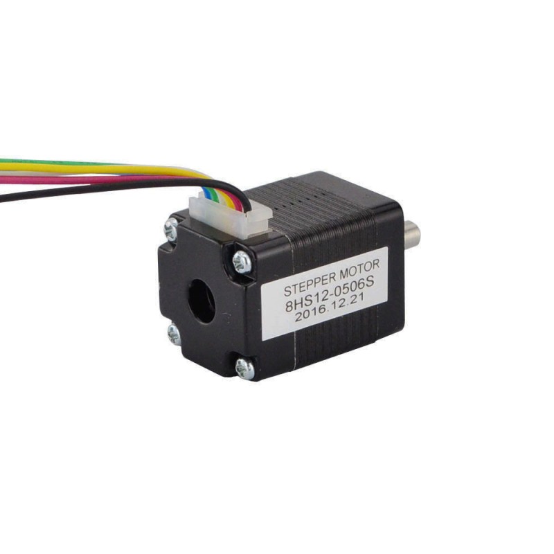 Nema 8 Unipolair 1,8deg 1,2Ncm(1,70oz.in) 0,5A 20x20x28mm 6 Draden - 8HS12-0506S | StepperOnline