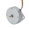 Ronde Pannenkoek Nema 18 Bipolair 1.8deg 9Ncm(12.75oz.in) 1A Φ46x16mm 4 Draden