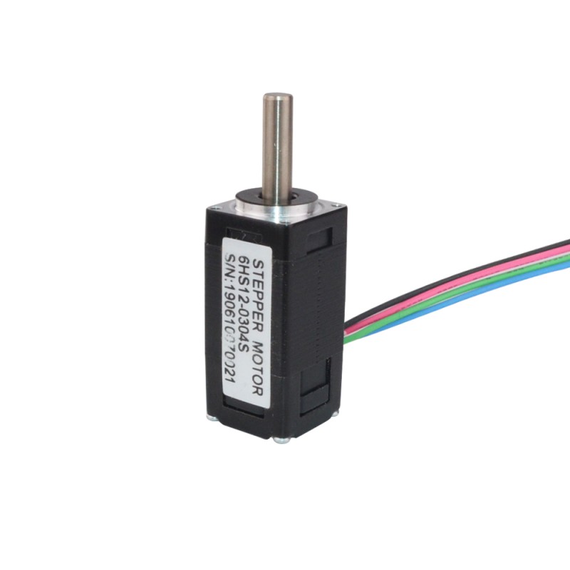 Nema 6 Bipolair 1,8° 0,5Ncm(0,7081oz.in) 0,3A 14x14x32mm 4 draden - 6HS12-0304S | StepperOnline
