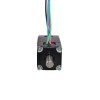 Dubbele as Nema 6 bipolair 1,8deg 0,58Ncm(0,82oz.in) 0,3A 14x14x30mm 4 draden