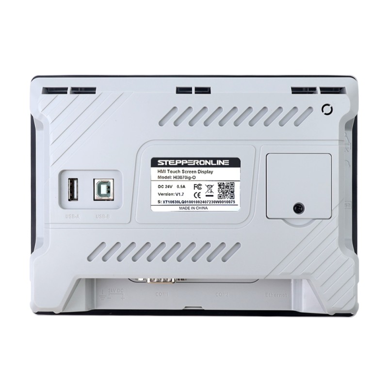7 800x480px RS-485 seriële poort en USB 128MB/FLASH 128MB/geheugen HMI-aanraakscherm LED-display - HI3070ig-O | StepperOnline