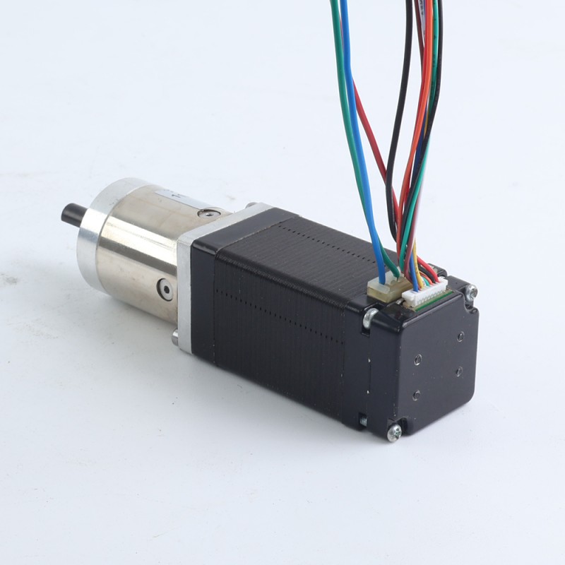 Nema 11 stappenmotor met versnellingsbak, overbrengingsverhouding 14:1 en magnetische encoder 1000PPR (4000CPR) - 11HS20-0674D-PG14-AR4 | StepperOnline