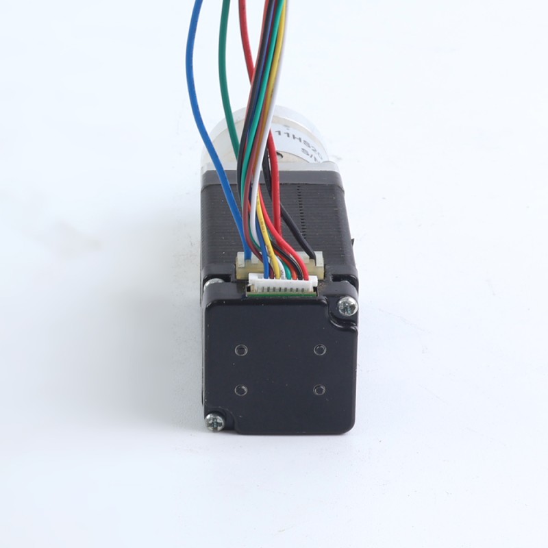Nema 11 stappenmotor met versnellingsbak, overbrengingsverhouding 14:1 en magnetische encoder 1000PPR (4000CPR) - 11HS20-0674D-PG14-AR4 | StepperOnline