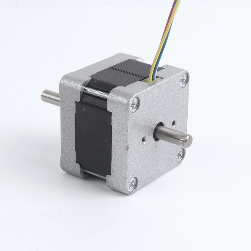 Gebruikte producten - Nema 16 Bipolair 0,9deg 12Ncm(16,99oz.in) 0,63A 39x39x31mm 4 Draden - 16HM12-0634D-USED | StepperOnline