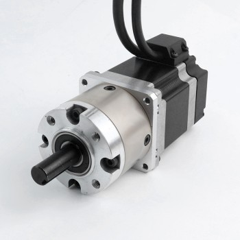 Gebruikt - China Voorraad - Nema 23 Closed-loop Geared Stepper L=56mm Gear Raio 4:1 Encoder 1000PPR(4000CPR)
