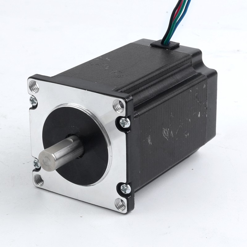 Gebruikt – Voorraad in China - Nema 23 stappenmotor 2.4Nm (339.87oz.in) 4A 57x57x82mm 10mm as 4 draden - 23HS32-4004S-C8-USED | StepperOnline
