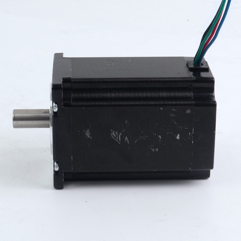 Gebruikt – Voorraad in China - Nema 23 stappenmotor 2.4Nm (339.87oz.in) 4A 57x57x82mm 10mm as 4 draden - 23HS32-4004S-C8-USED | StepperOnline