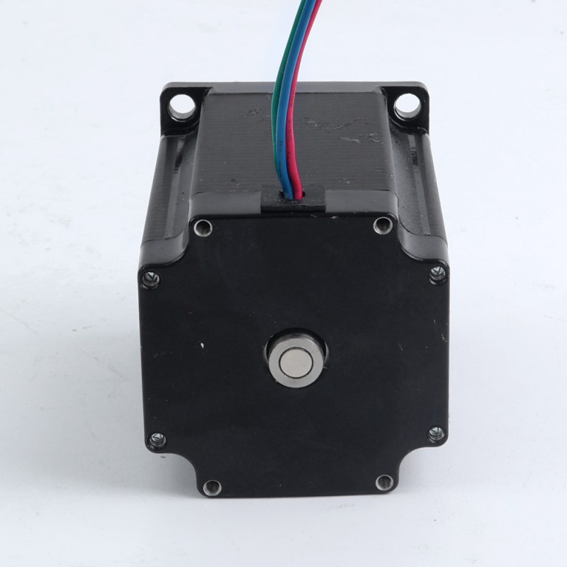 Gebruikt – Voorraad in China - Nema 23 stappenmotor 2.4Nm (339.87oz.in) 4A 57x57x82mm 10mm as 4 draden - 23HS32-4004S-C8-USED | StepperOnline