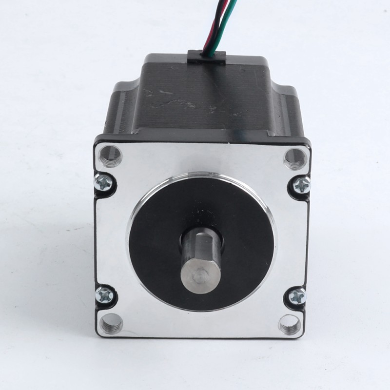 Gebruikt – Voorraad in China - Nema 23 stappenmotor 2.4Nm (339.87oz.in) 4A 57x57x82mm 10mm as 4 draden - 23HS32-4004S-C8-USED | StepperOnline