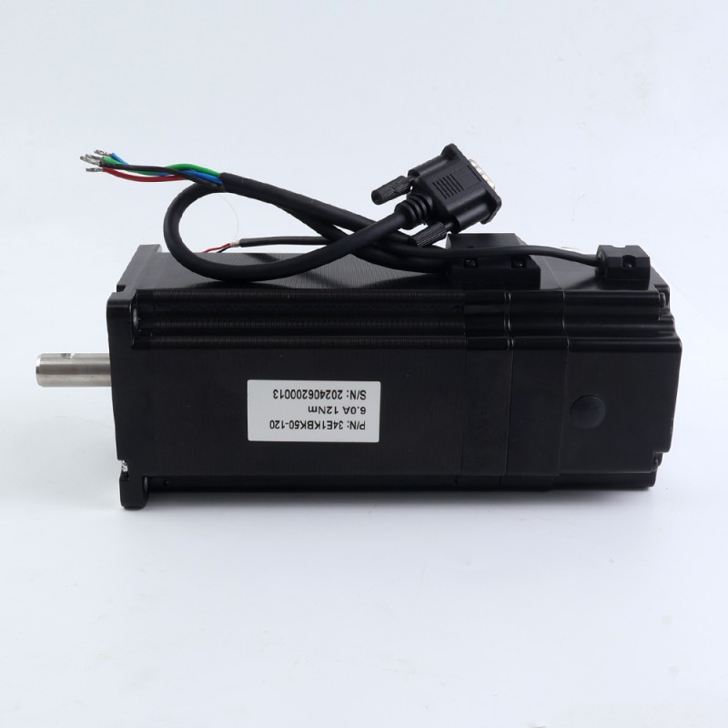 P serie Nema 34 Gesloten Lus Stappenmotor 12Nm (1700oz.in) met elektromagnetische rem
