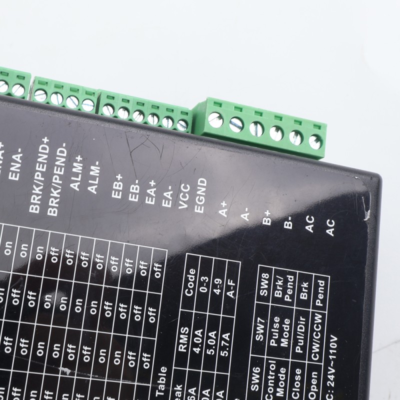 Closed Loop Stepper Driver V4.1 0-8.2A 18-80VAC/24-110VDC voor Nema 34 Stepper Motor