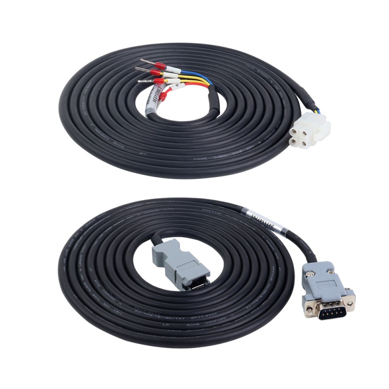 DSY-serie 200W RS485 DC-servomotor 24-70VDC 0,637Nm 3000rpm 17-bits incrementele encoder IP65 - DSY-RS200L2A2-M17S | StepperOnline
